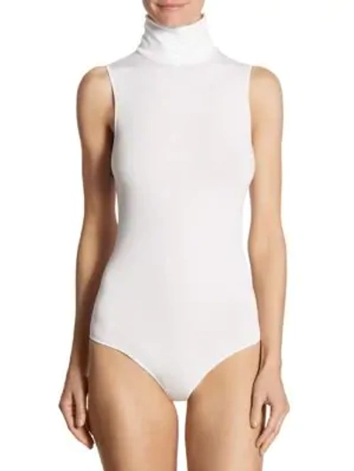Shop Wolford Women's Seamless String Bodysuit In White