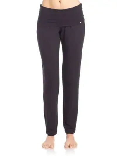 Shop Hanro Women's Yoga Lounge Pants In Black