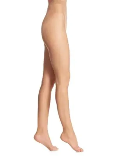 Shop Wolford Women's Luxe Toeless Tights In Cosmetic