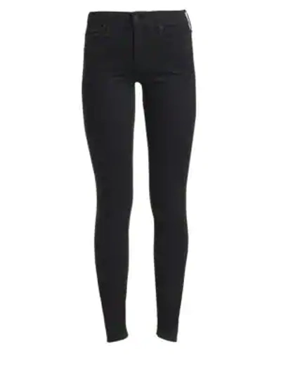 Shop Mother The Looker Mid-rise Skinny Jeans In Not Guilty