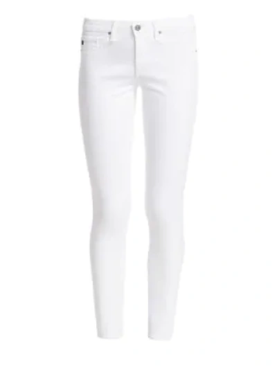 Shop Ag Low-rise Legging Ankle Jeans In White