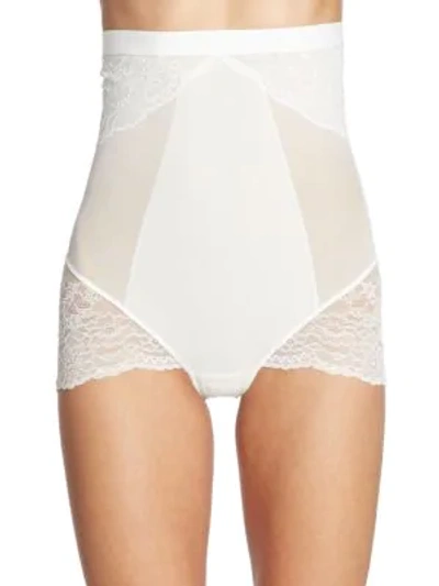 Shop Spanx Spotlight On Lace High-waist Brief In White