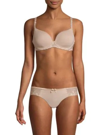 Simone Perele Andora 3d Convertible Plunge T-shirt Bra In Peau