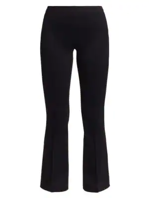 black flare leggings