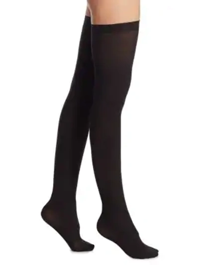 Shop Commando Up All Night Thigh Highs In Black