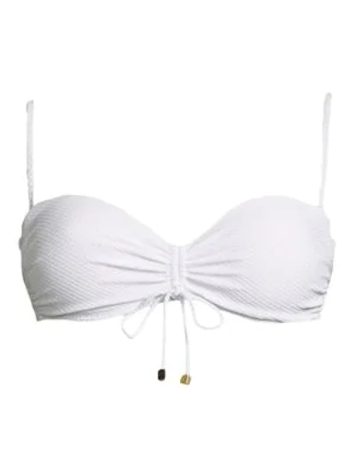 Shop Heidi Klein Classics Bandeau Bikini Top In White