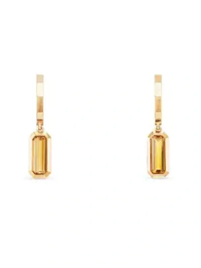 Shop David Yurman Novella 18k Yellow Gold Hoop Earrings