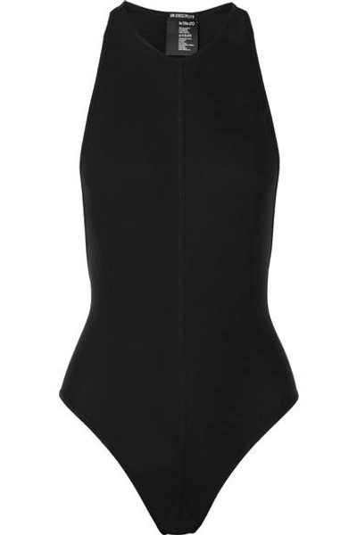 Shop Ann Demeulemeester Stretch Bodysuit In Black