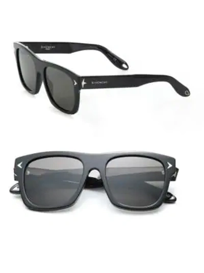 Shop Givenchy 55mm Square Sunglasses In Black