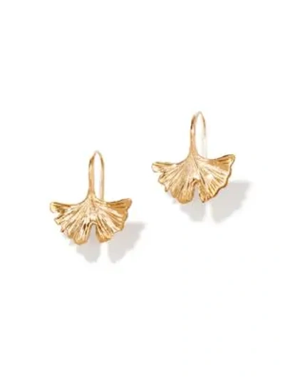 Shop Aurelie Bidermann Tangerine Drop Earrings In Gold