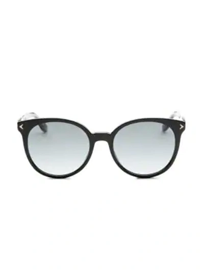 Shop Givenchy Women's 54mm Round Sunglasses In Black