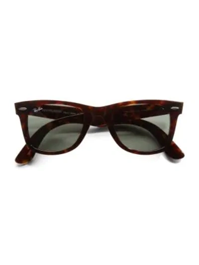 Shop Ray Ban Rb2140 50mm Classic Wayfarer Sunglasses In Tortoise