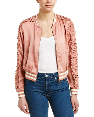 Shop Aiden Track Jacket In Pink