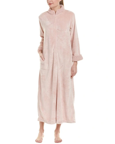 Shop Natori Plush Caftan In Pink