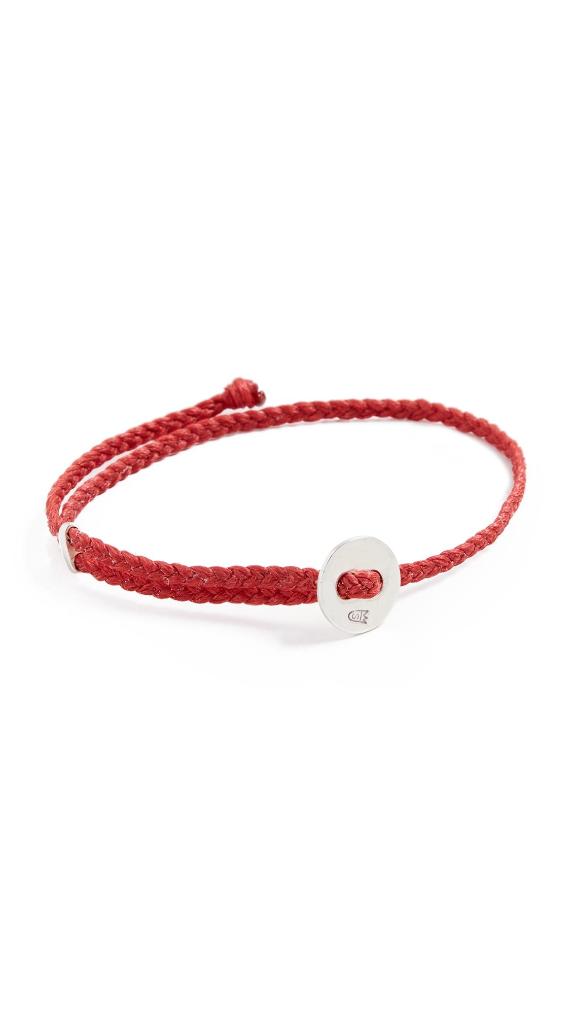 Scosha Signature Slider Bracelet In Scarlet Modesens