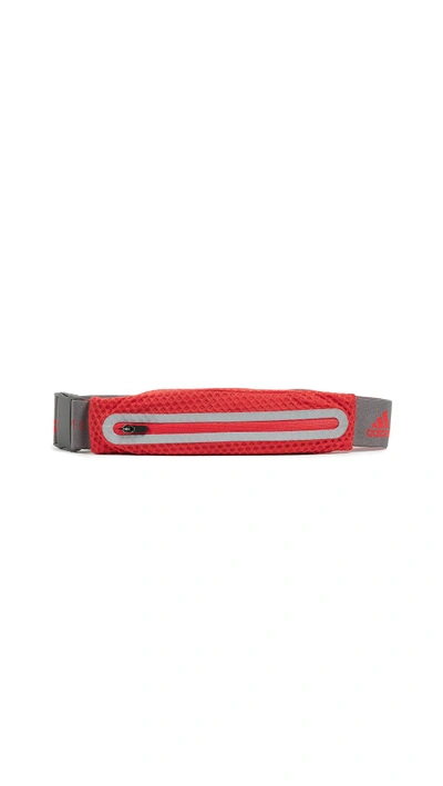 Shop Adidas By Stella Mccartney Running Belt Bag In Core Red/core Red/granite