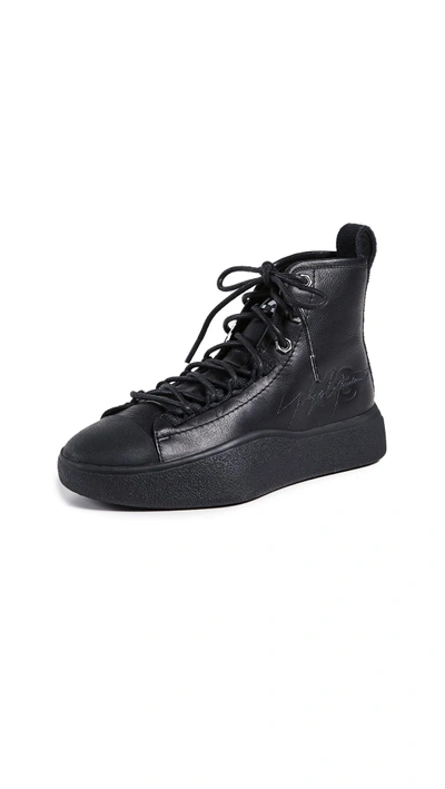 Shop Y-3 Bashyo Ii Sneakers In Black
