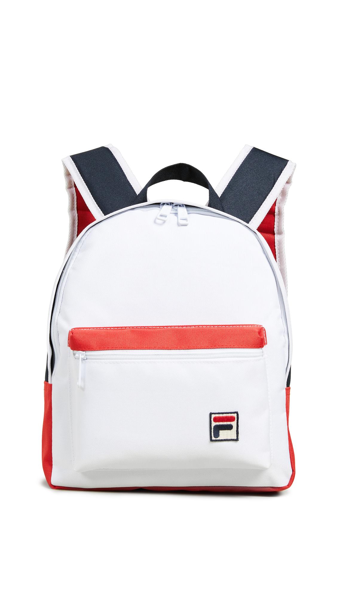 fila white backpack