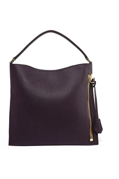 Shop Tom Ford Alix Small Textured-leather Tote