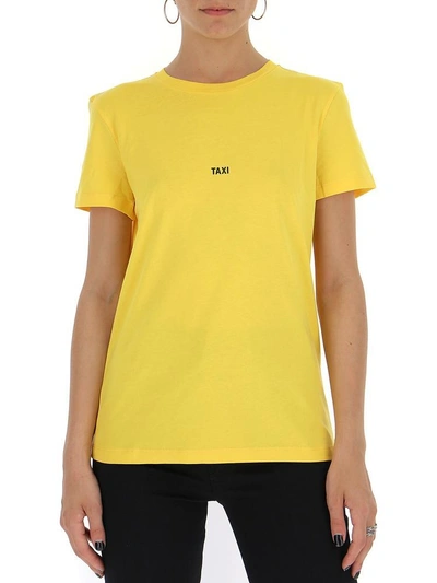 Shop Helmut Lang Taxi T In Yellow