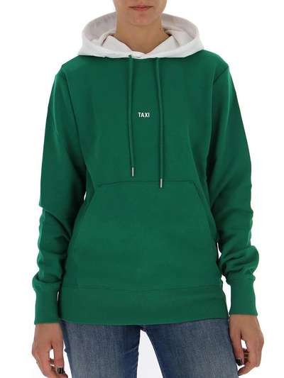 Shop Helmut Lang Taxi Hoodie In Green