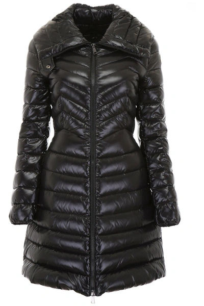 Shop Moncler Puffer Coat In Black