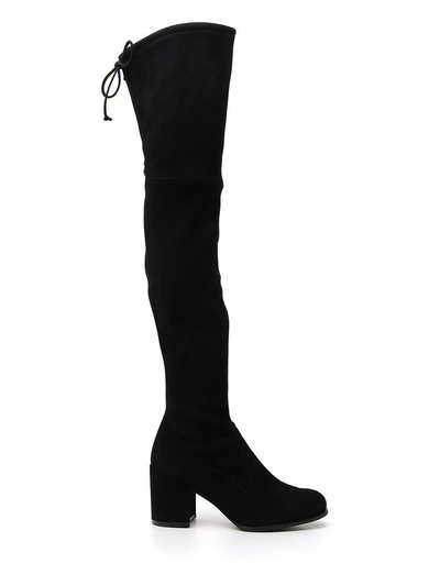 Shop Stuart Weitzman Tieland Over The Knee Boots In Black