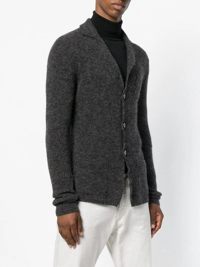 Shop Roberto Collina Knitted Blazer - Grey