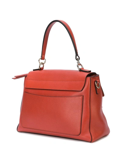 Shop Chloé Medium Faye Shoulder Bag - Red