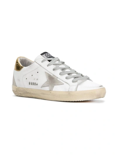 Shop Golden Goose Superstar Sneakers In White