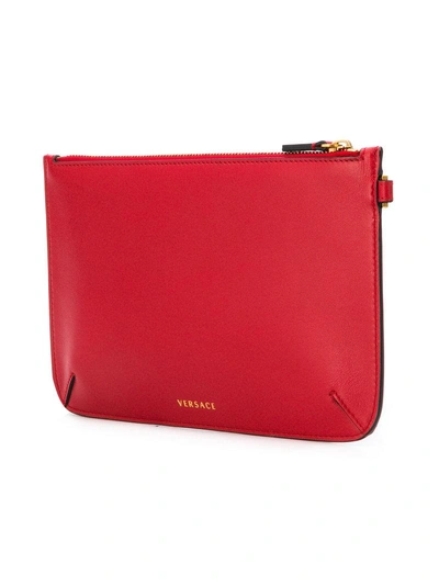 Shop Versace Palazzo Clutch - Red