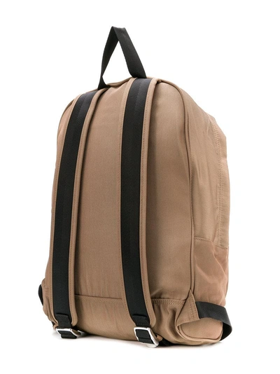 Shop Kenzo Tiger Canvas Backpack In Brown