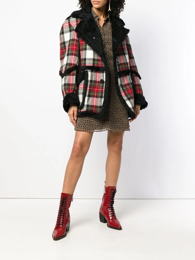 Shop R13 Plaid Jacket In Red