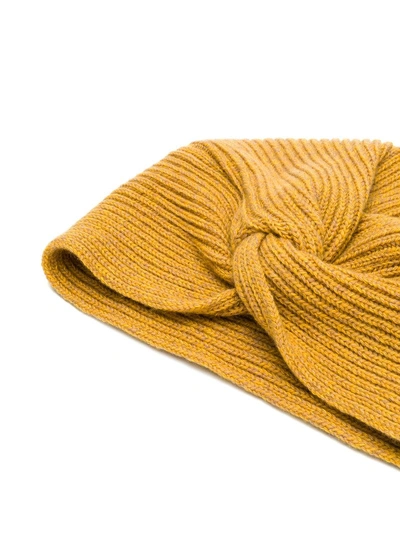 Shop Antonia Zander Tina Turban - Yellow In Yellow & Orange