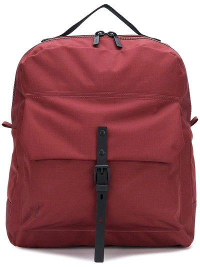 Shop Ally Capellino Buckle Pocket Backpack - Red