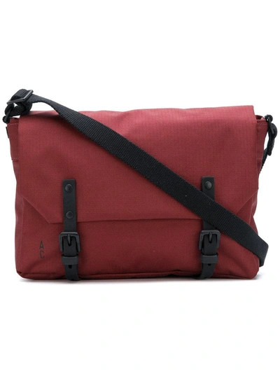 Shop Ally Capellino Jeremy Small Ripstop Messenger Bag - Red
