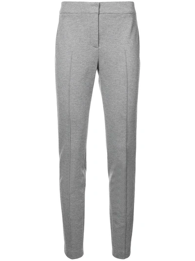 Shop Akris Punto Tailored Trousers - Grey