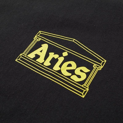 Shop Aries Logo Tee In Black