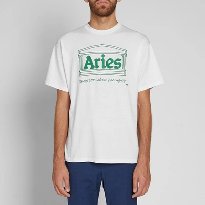 Shop Aries Plastic Tee In White