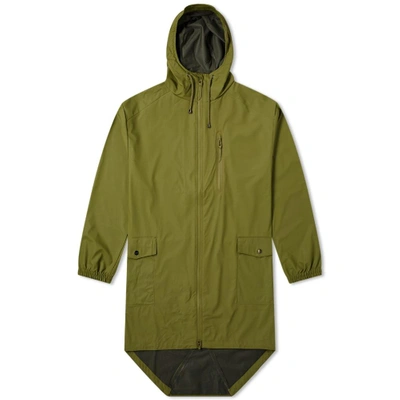 Shop Rains Parka Coat In Green
