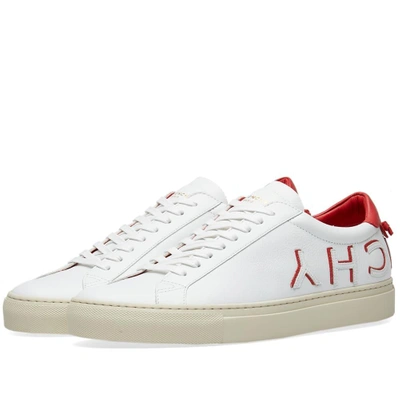 Shop Givenchy Reverse Letters Low Top Sneaker In White