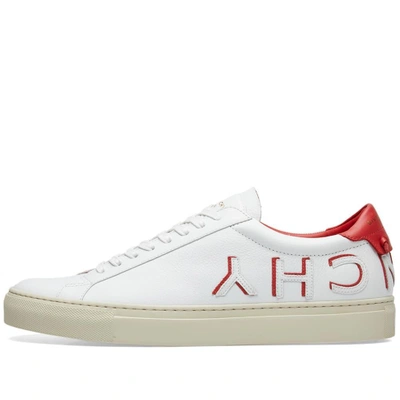 Shop Givenchy Reverse Letters Low Top Sneaker In White