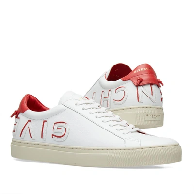 Shop Givenchy Reverse Letters Low Top Sneaker In White