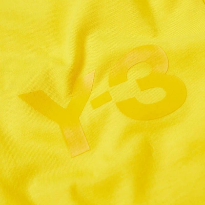 Shop Y-3 Classic Logo Tee In Yellow