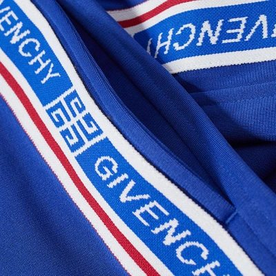 Shop Givenchy Taped Track Pants In Blue