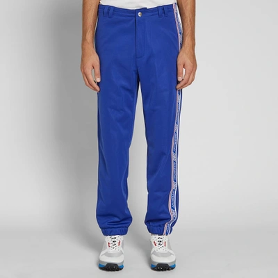 Shop Givenchy Taped Track Pants In Blue