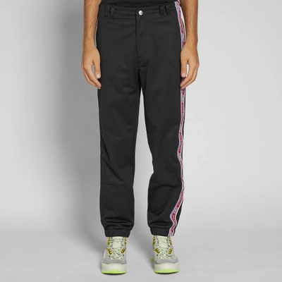 Shop Givenchy Taped Track Pant In Black