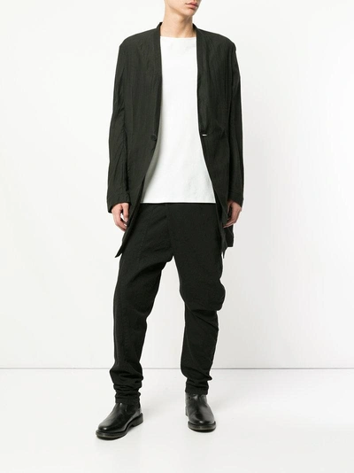 Shop Julius Wrap-front Tapered Trousers
