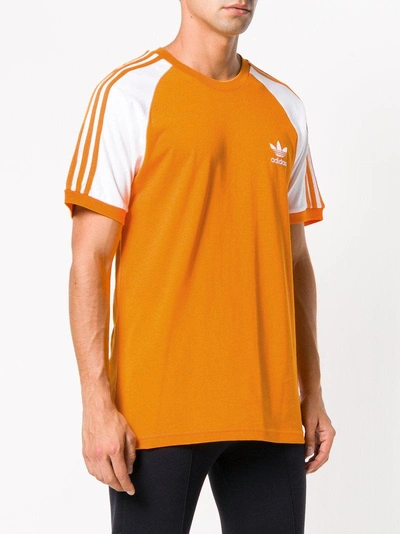 Adidas Originals Men's Originals Adicolor 3-stripe T-shirt, Orange |  ModeSens