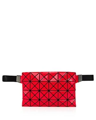 Shop Bao Bao Issey Miyake Belt Bag In Red/gunmetal